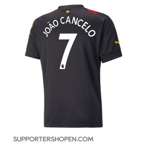 Manchester City Joao Cancelo #7 Borta Matchtröja 2022-23 Kortärmad